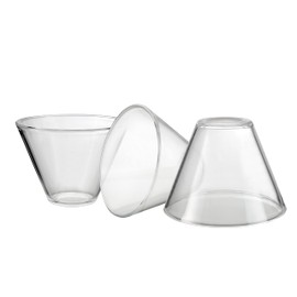 Aspen Creative 23622-60-3, Clear Glass Shade for Lighting Fixture/Vanity Light/Wall Light, Size: 6-1/8" D. x 4-1/2" H., 3Pcs/Pack