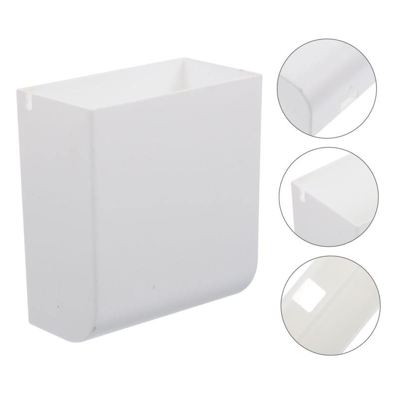 Operitacx 2pcs Wall-mounted Storage Bins Multi-functional Pen Holder and Phone