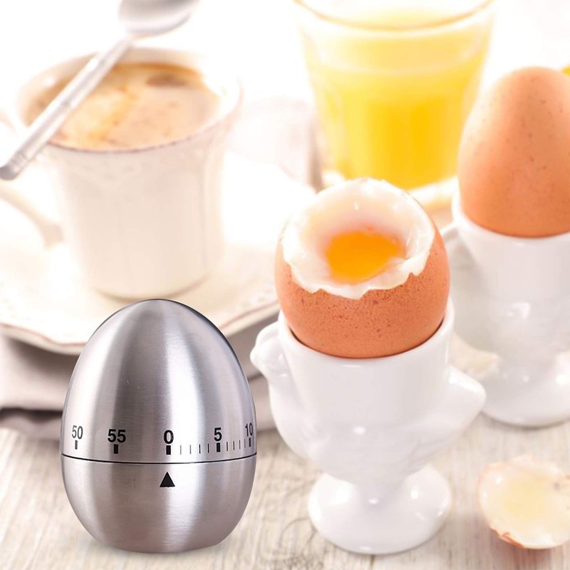 Stainless Steel Egg Timer Timer Reminder Home Countdown Timer Mechanical