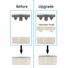 Bidet Bumper, 4PCS Height-increasing Pads, Universal Seat Bumper Kit with