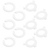 Pack of 10 Lampshade Reducing Ring E27 to E14, Plastic