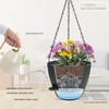 10 inch Hanging Planters for Indoor Plants, 2 Pack Self