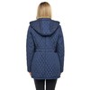 Sebby S.E.B Quilted Jacket for Women- Dark Navy Large