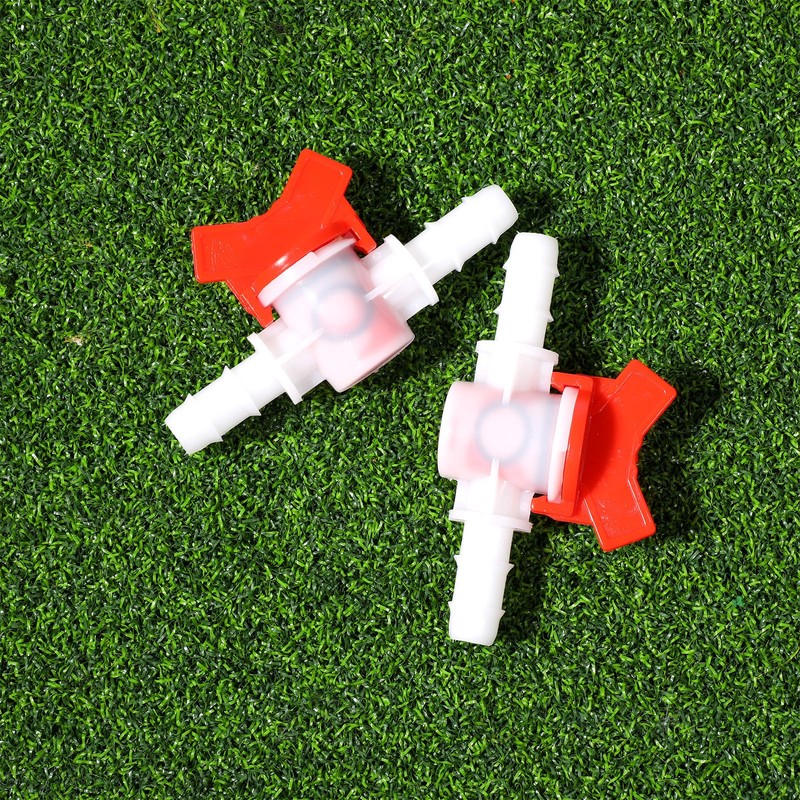 2PCS 1/2-Inch Barbed Ball Valve, Drip Irrigation Barbed Valve,1/2 Inch