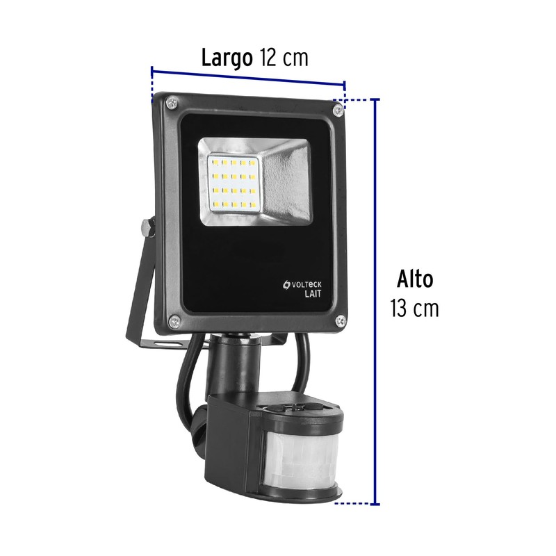 Volteck REF-900L, Reflector LED 10 W alta intensidad con sensor