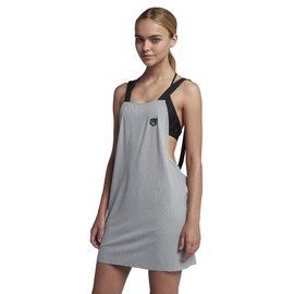 Hurley Women's Quick Dry Beach Cover Up Dress, Grey Heather, L