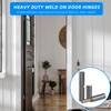 Weldable Hinges, 4PCS Weld On Hinges Heavy Duty, Carbon Steel