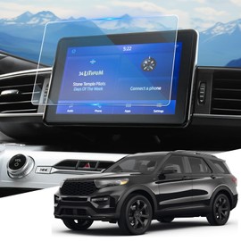 WEIPIN for 2020-2024 Explorer 8 inch Screen Protector for 2020 2021 2022 2023 2024 Explorer Accessories 9H Hardness Tempered Glass- HD