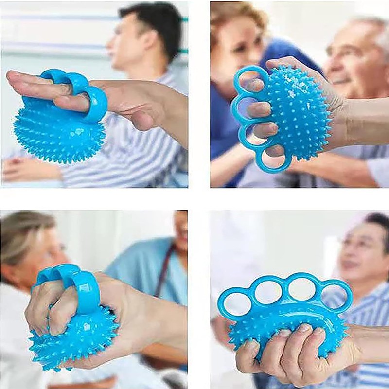 Hand Grip Strength Ball Exerciser Strengthener Rehabilitation Forearm Exercise Ring