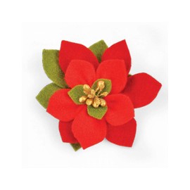 Sizzix Bigz Die Build a Bloom Poinsettia by Pete Hughes, ABS Plastic Multi-Colour, 17.4 x 14 x 1.9 cm