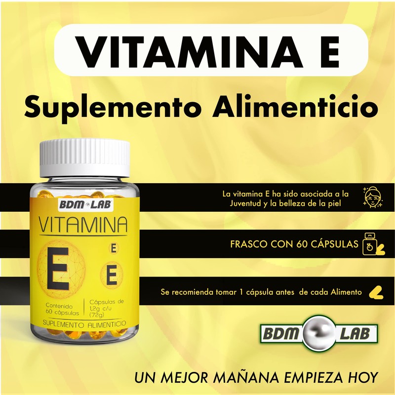 Vitamina E | 3x2 | 60 cápsulas c/u | Suplemento