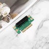 OTOTEC 1PC PCI-E 4X Riser Adapter Compatible with 1U/2U Server