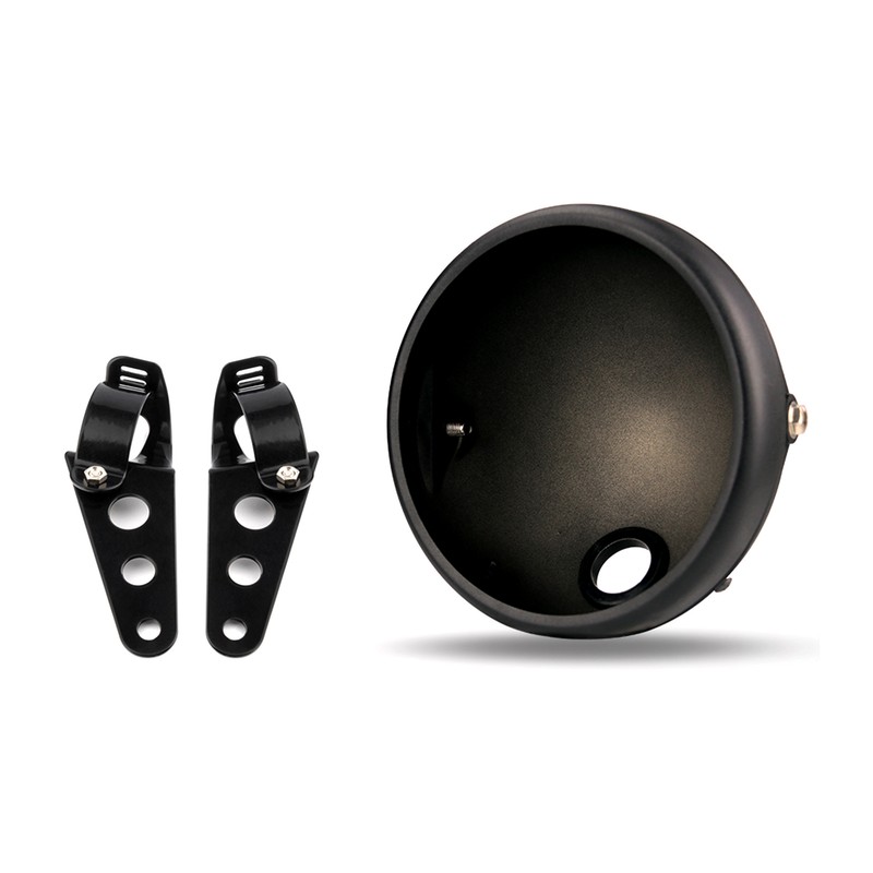 7 Inch Headlight Housing Bracket+Headlight Cover Universal Headlamp Shell 35mm