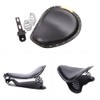 DREAMIZER Motorcycle Leather Seat Brown Crocodile Cushion Compatible with Rebel