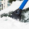 2Pcs Car Ice Scrapers And 2Pcs Car Scrapers, Winter Snow