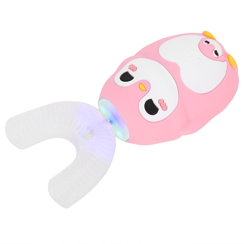 Child Automatic Toothbrush UShape Rechargeable Cartoon 3 Gears Kid Oral