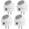 DEWENWILS Plug in LED Night Light Light Sensor 360° Rotating
