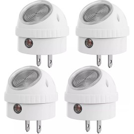 DEWENWILS Plug in LED Night Light Light Sensor 360° Rotating Nightlights Bedroom