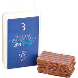 BBB BTL-209 Bicycle Tool Tubeless Tool Tire Plug for Puncture Refill 25 Pcs 3.5mm Brown