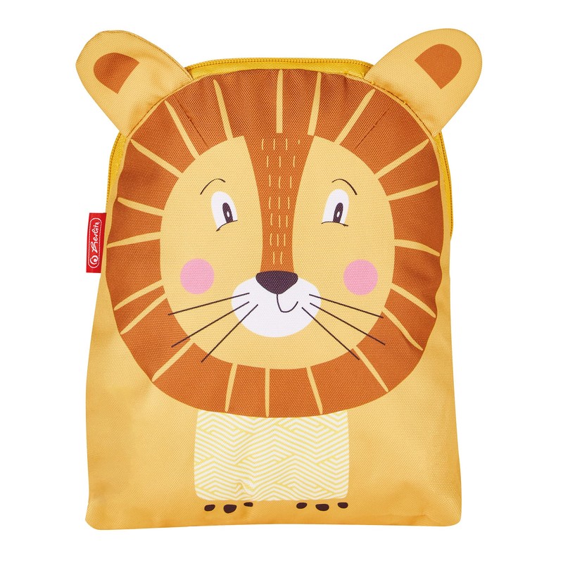 herlitz 50038299 Children's Backpack Animal, multicoloured, Lion