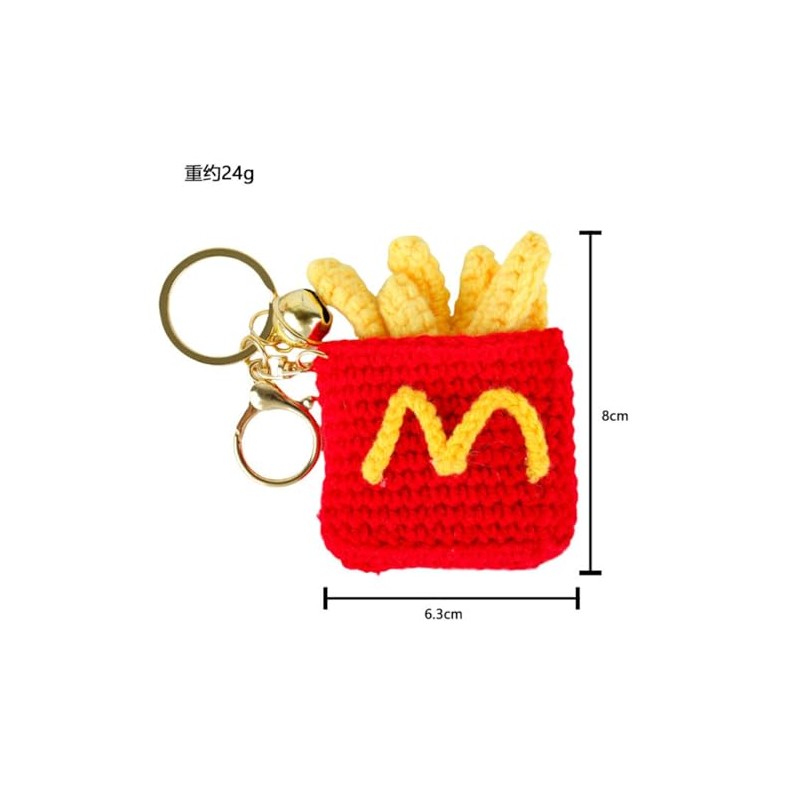 [LeChengMM] Plush French Fries Cola Hamburger Chicken Leg Ice Cream
