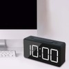Small Mini Digital Alarm Clock for Travel with LED Time