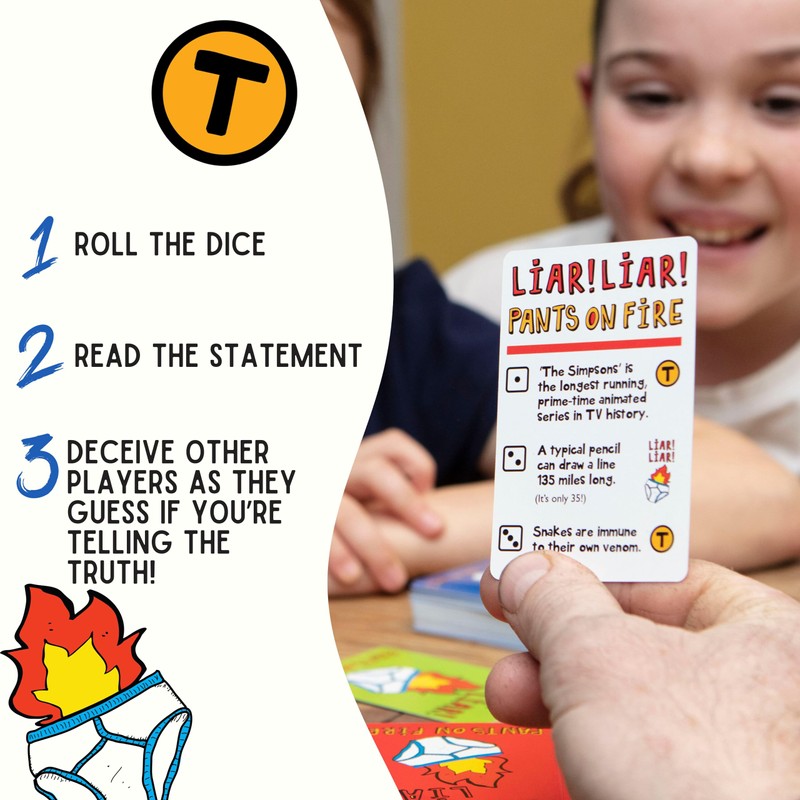 Boxer Gifts Liar Liar Pants On Fire Family Card Game