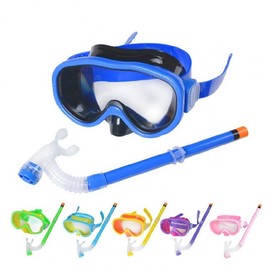 Semi-Dry Swim Goggles & Snorkel Set for Adults and Kids NO.6 10ea