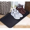 LS-LebenStil Shoe Drip Tray, Black, 60 x 40 cm, Shoe