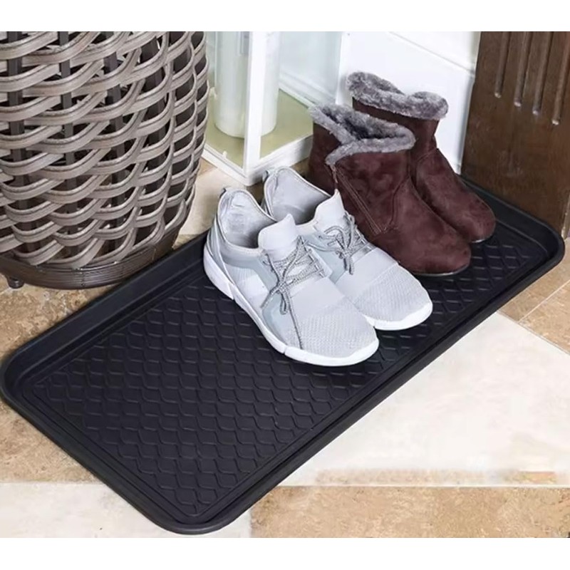 LS-LebenStil Shoe Drip Tray, Black, 60 x 40 cm, Shoe