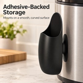 Self-Adhesive Silicone Rice Paddle Holder for Kitchen Storage – Wall-Mounted Utensil Organizer for Clutter-Free Countertops