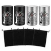 SOITIS Set of 4 Small Urns for Human Ashes Keepsake,