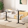 Adjustable Height Side Table, Hospital Table Over Bed for Home
