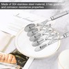 Ruiqas 5 Wheel Stainless Steel Pastry Pizza Cutter Dough Cutter