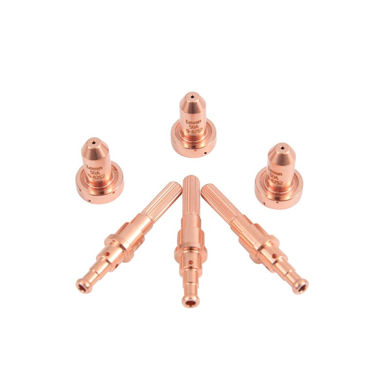Lewan 10Pcs 9-8252 Nozzle Tips 60A & 10Pcs 9-8232 Electrode