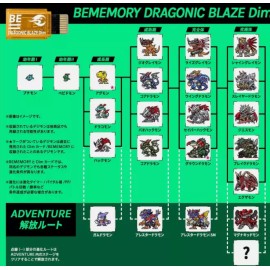 Bandai BEMEMORY RARE SET Vol. 1 DRAGONIC BLAZE & RAMPAGE OF THE BEAST BEM $20 FOR PAIR