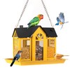 GOYOXOKY Bird Feeders for Outdoors, Large Capacity Squirrel Proof Bird