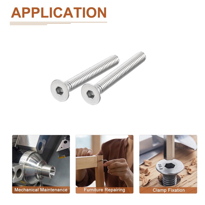 DTGN 1/4-20 x 2 Flat Head Socket Cap Screws, 25