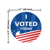 I Voted Today Stickers,1.5 Inch Voted Stickers,500 Pcs Per Roll