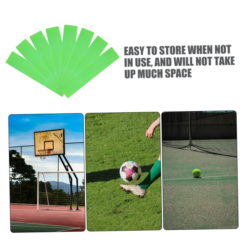 OHPHCALL Sports Training Aid 6pcs Court Line Markers Set Basketball