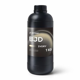 Phrozen BJD 3D Printing Resin, Smooth Matte & Wear-Resistant for Ball-Jointed Dolls and Articulated Figures, 405 nm UV-Curing Photopolymer for LCD/DLP/MSLA Printers, Ivory, 1 kg