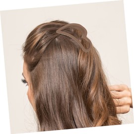 Baluue 6pcs Heart Claw Clips for Hair Medium Nonslip Jaw Clips Cute Heart-shaped Design Durable Flexible for Everyday Use Parties and Beauty Routines Grey