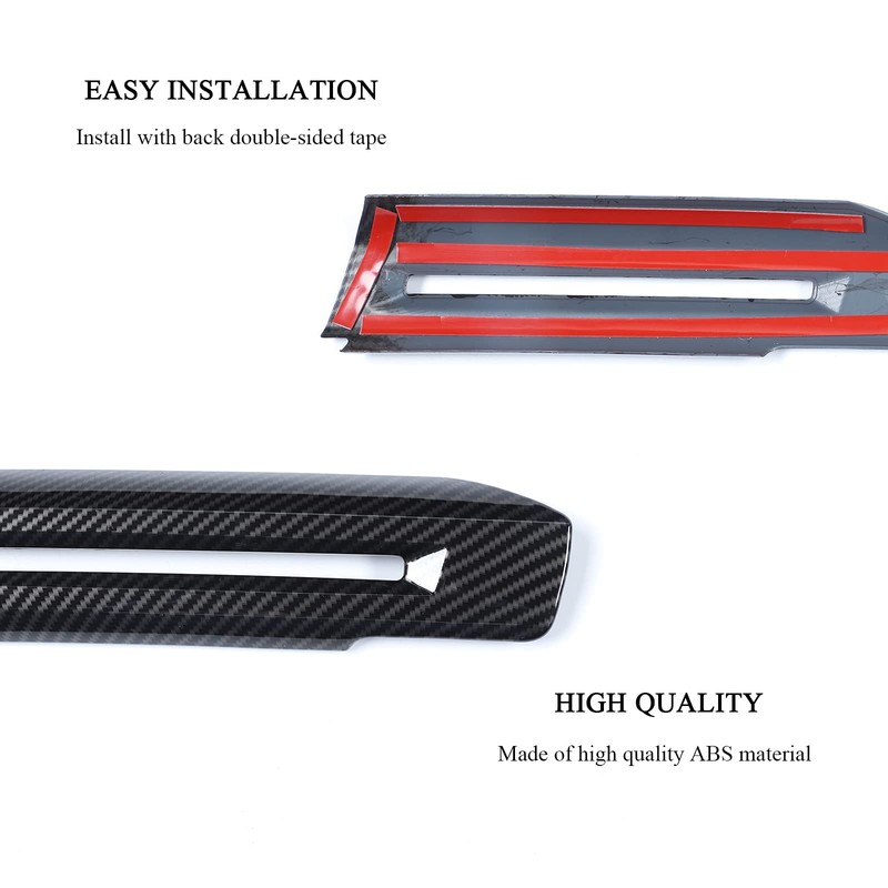 RT-TCZ Carbon Fiber Inner Door Handle Trim Cover Interior Decoration