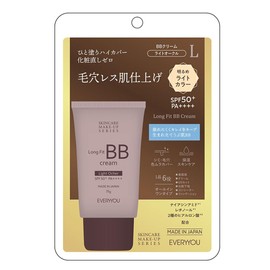 Long Fit BB Cream, 1.2 oz (35 g), UV Foundation, SPF50+ PA++++, Made in Japan, EVERYYOU (Light Ochre, 1.2 oz (35 g)