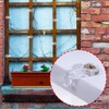 BEIQIYA 50pcs Window Screen Clips, Storm Windows Clips with Screws,