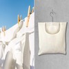 Nicoone Clothes Peg Bag with Hooks, Peg Bag for Washing