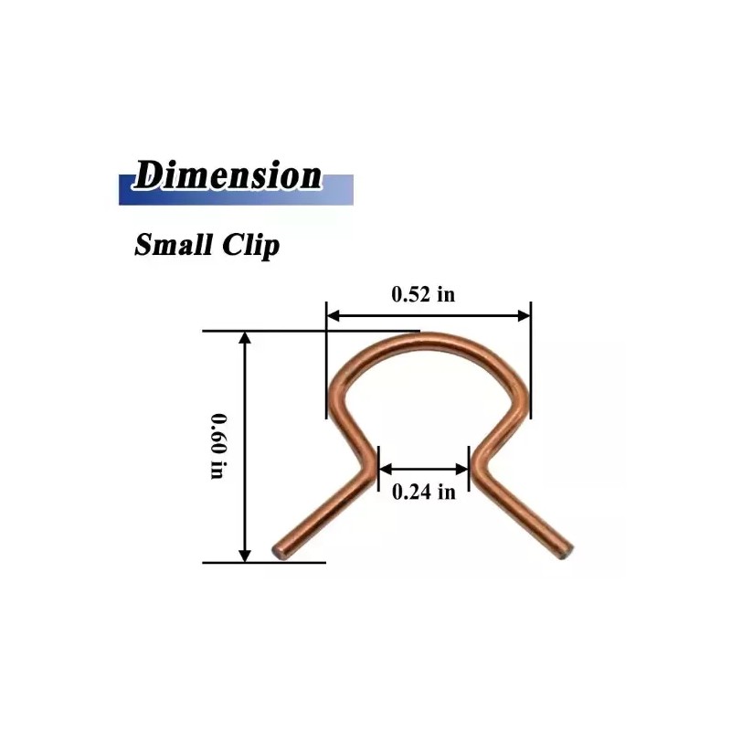 JS 10 Pcs JS76980 Window Handle Retainer Clip Assortment, Vehicle