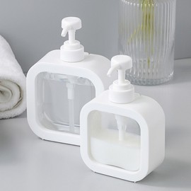 Multi-purpose Refill Dispenser Bottle for Shampoo, Conditioner, Liquid Soap - Home, Hotel, Cafe, Bathroom & Kitchen Use 300ML Capacity 3ea