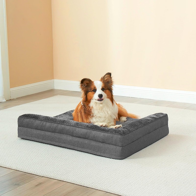 EHEYCIGA Memory Foam Orthopedic XL Dog Bed, Washable Dog Bed