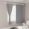 Gxi Grey Blackout Bottom Bunk Bed Curtain Privacy Canopy Single
